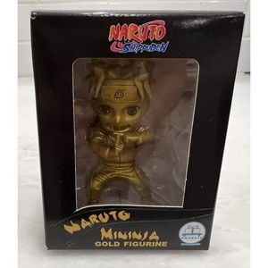 EXCLUSIVE NARUTO 3" MININJA GOLD Anime Figurine NOT Funko, sm.  TOYNAMI Omakase